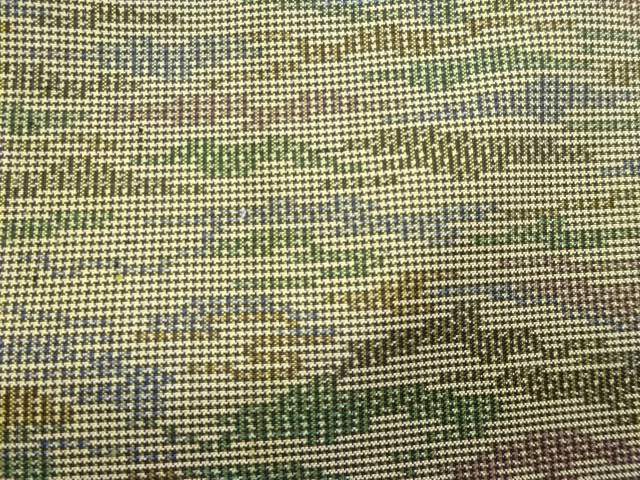 JAPANESE KIMONO / ANTIQUE KIMONO / SILK / OSHIMA TSUMUGI / WOVEN MIST